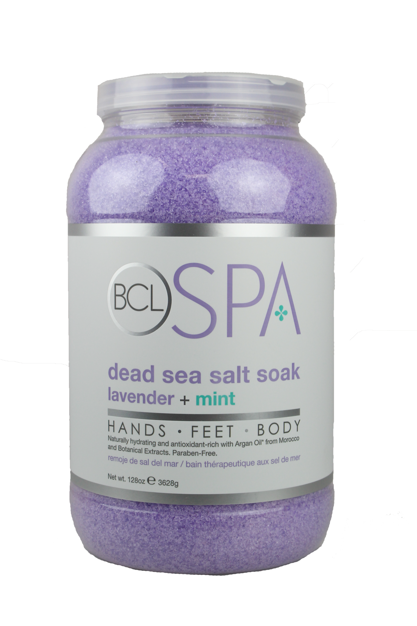 BCL Spa Dead Sea Salt Soak Lavender + Mint (128 oz)