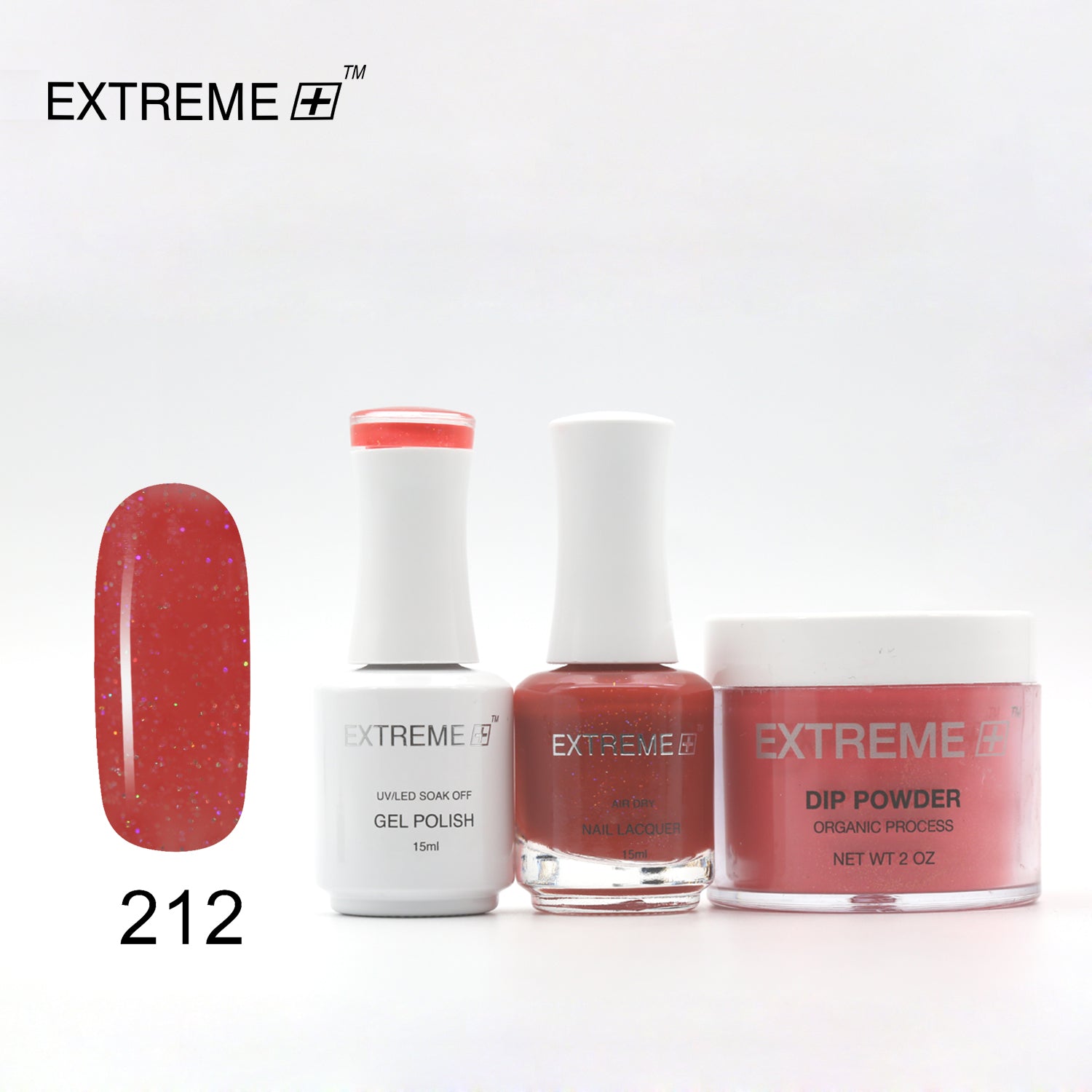 EXTREME+ 3 in 1 Combo Set - Gel, Lacquer, & Dip - #212