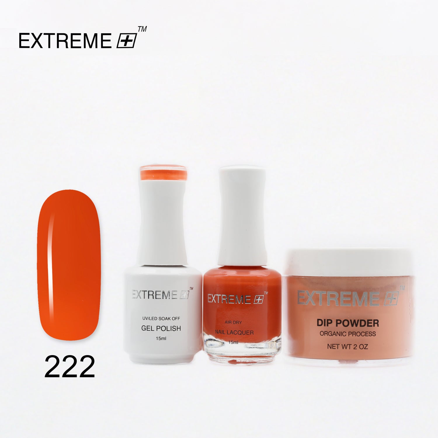 EXTREME+ 3 in 1 Combo Set - Gel, Lacquer, & Dip - #222