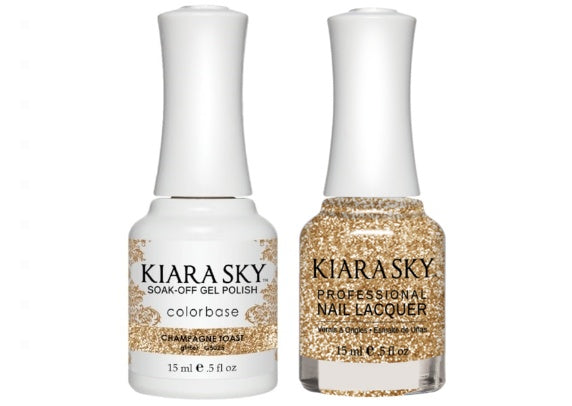 Kiara Sky All-In-One GEL + MATCHING LACQUER (DUO) - 5025 BÁNH MÌ CHAMPAGNE TOAST