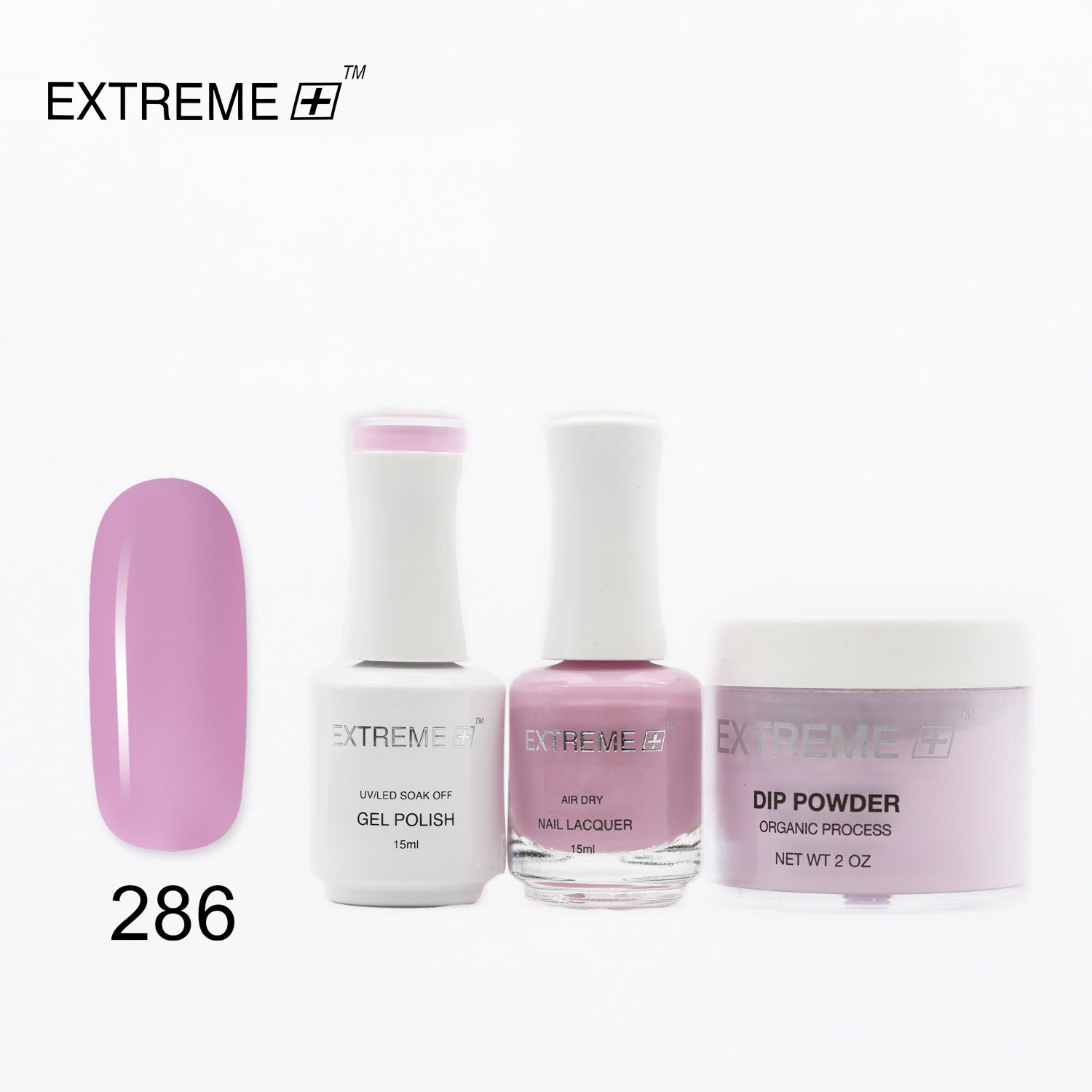 EXTREME+ 3 in 1 Combo Set - Gel, Lacquer, & Dip - #286