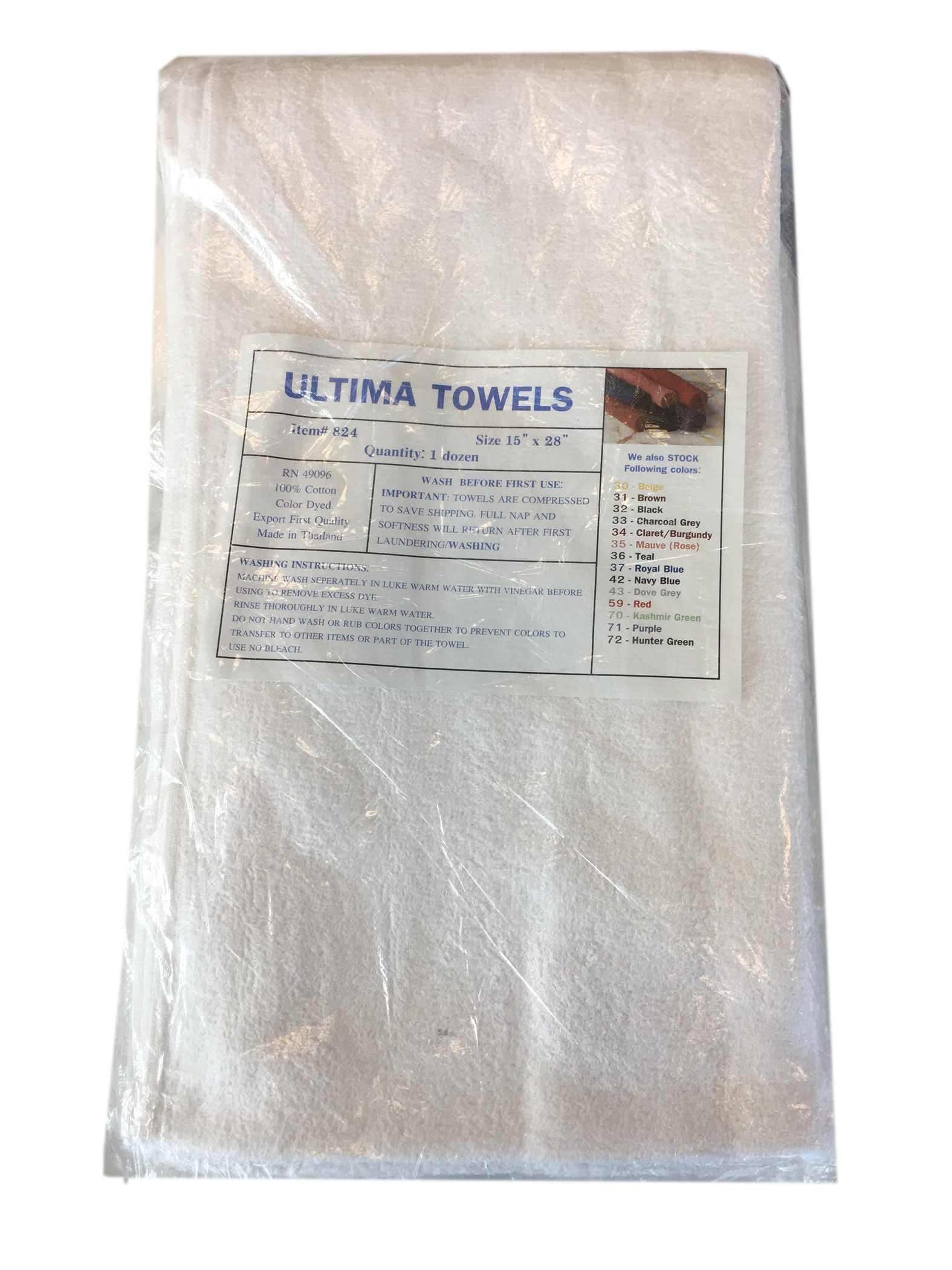 Ultima Towels 15'' x 28''