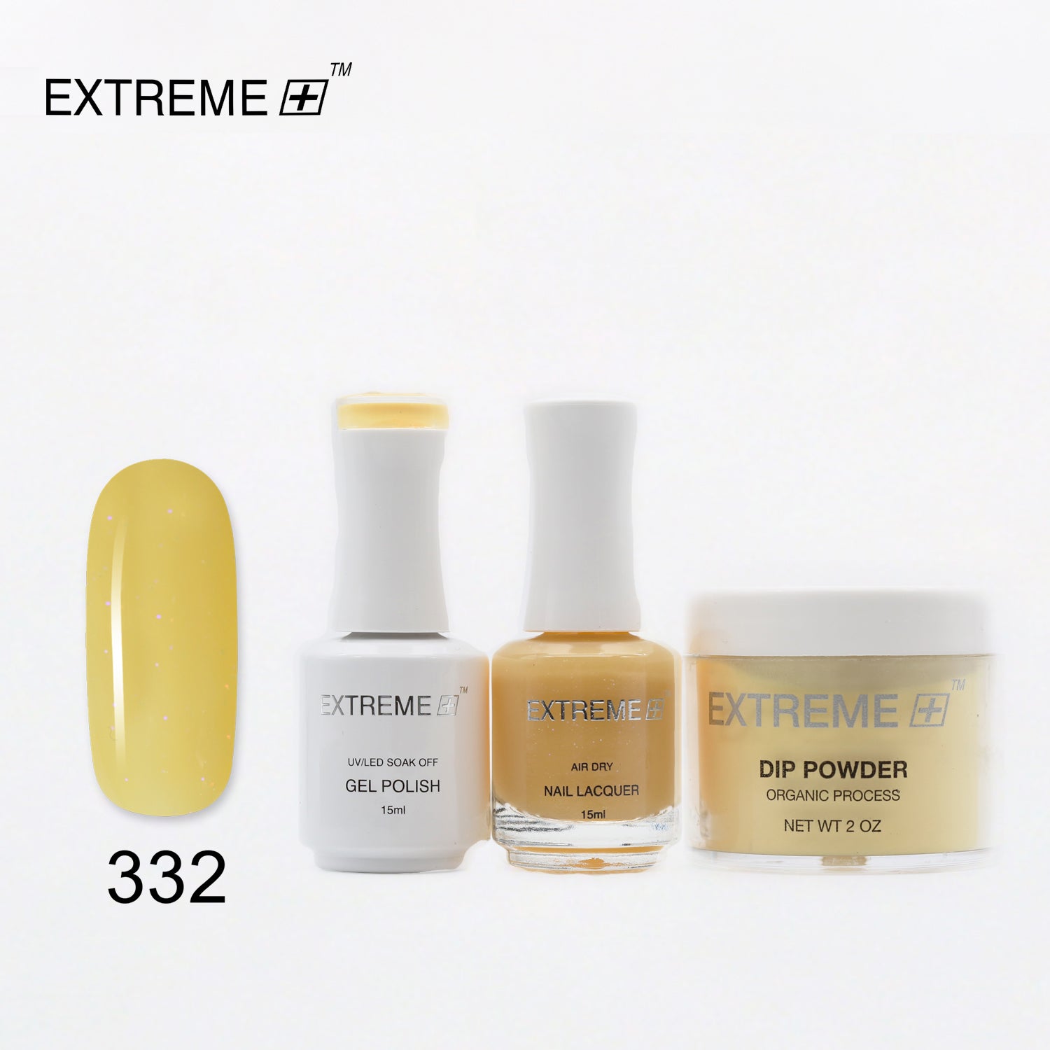 EXTREME+ 3 in 1 Combo Set - Gel, Lacquer, & Dip - #332