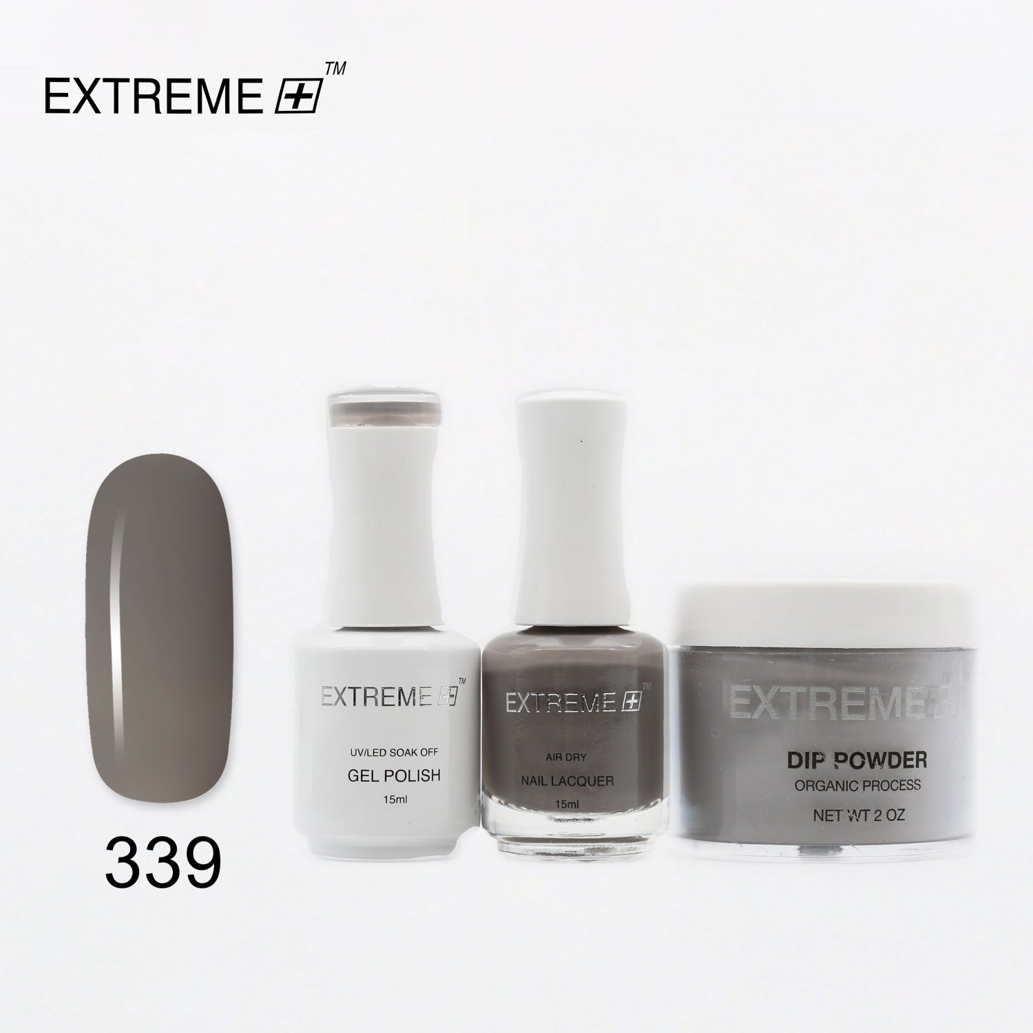 EXTREME+ 3 in 1 Combo Set - Gel, Lacquer, & Dip - #339