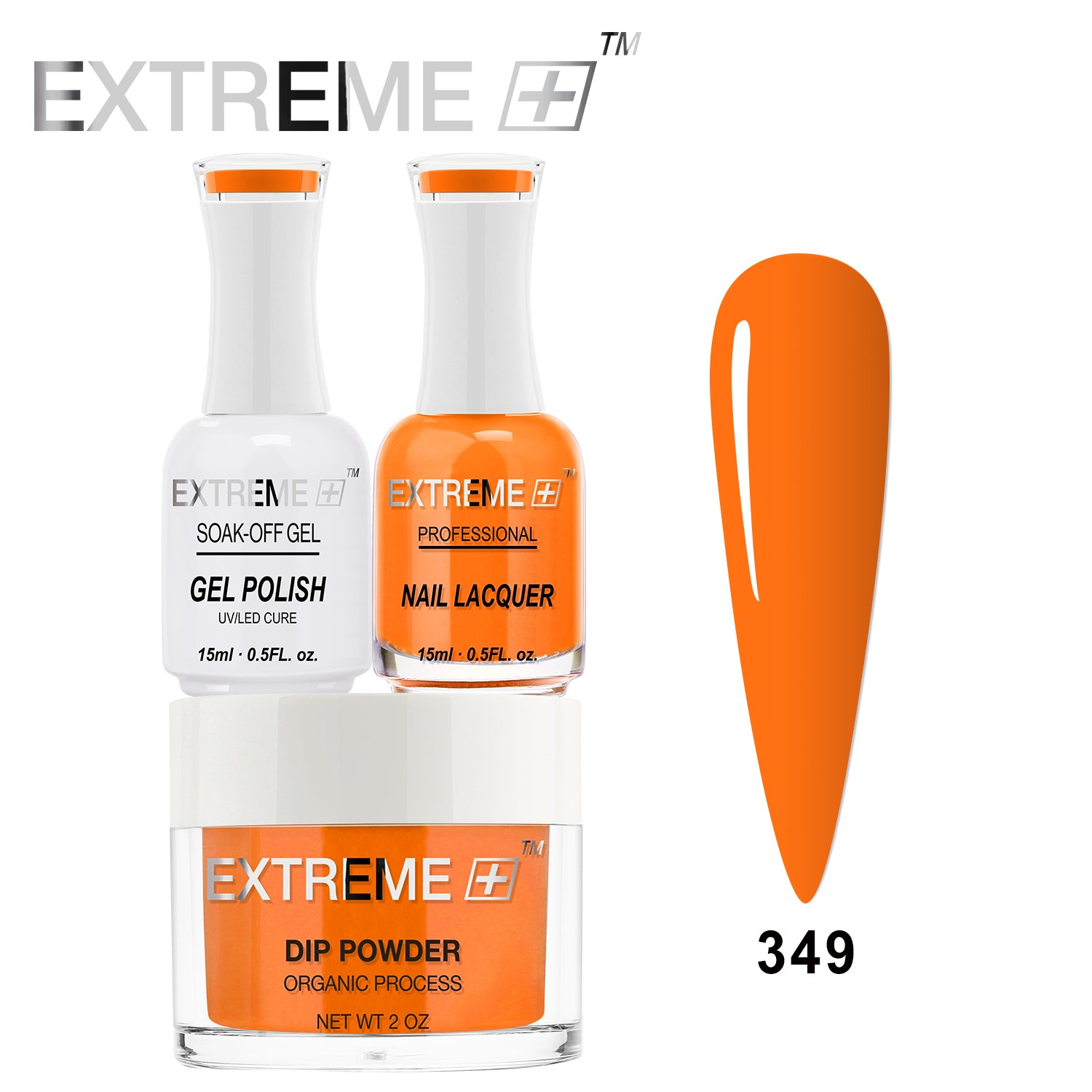 EXTREME+ 3 in 1 Combo Set - Gel, Lacquer, & Dip - #349