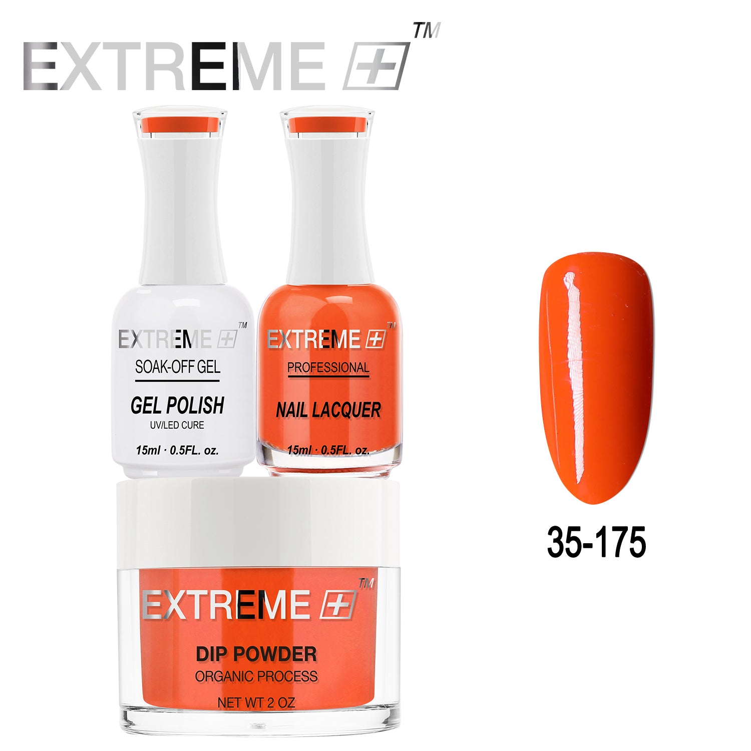 EXTREME+ All-in-One 3-in-1 Combo Set - Dip Powder, Gel Polish, and Nail Lacquer #035