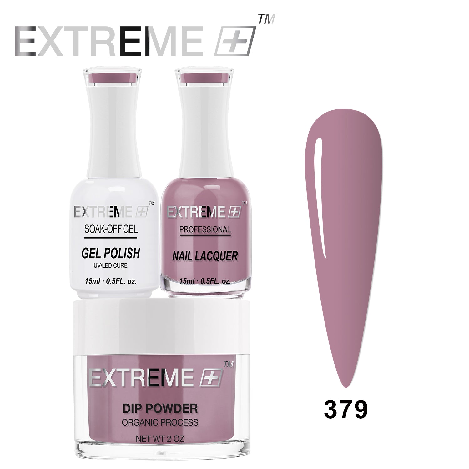 EXTREME+ 3 in 1 Combo Set - Gel, Lacquer, & Dip - #379