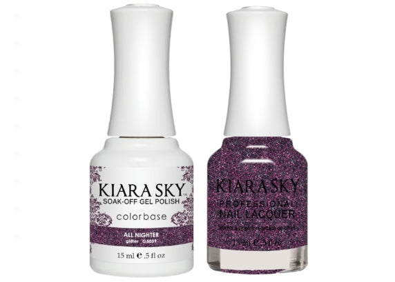 Kiara Sky All-In-One GEL + MATCHING LACQUER (DUO) - 5039 ALL NIGHTER