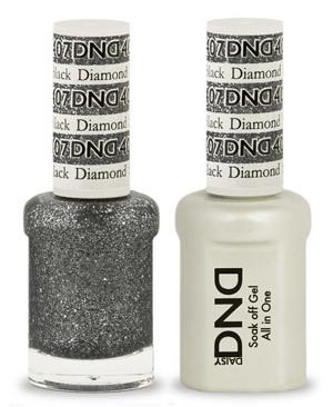 DND - Gel & Lacquer # 407 Black Diamond Star