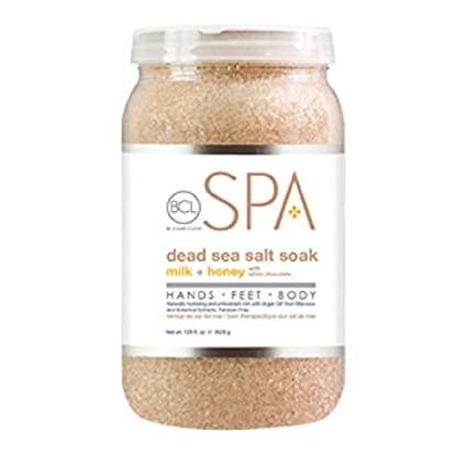 BCL Spa Dead Sea Salt Soak Milk & Honey With White Chocolate (128 oz)