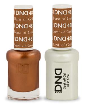 DND - Gel & Lacquer # 481 Burst of Gold