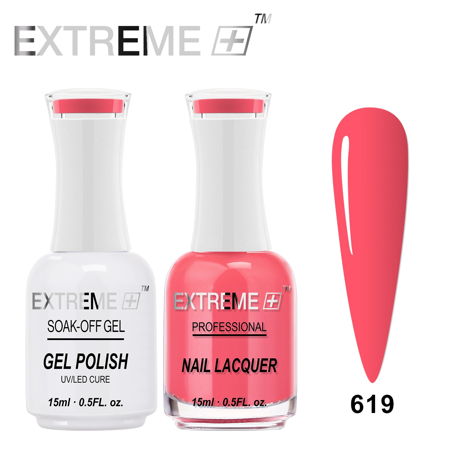 EXTREME+ Gel Matching Lacquer (Duo) - #619