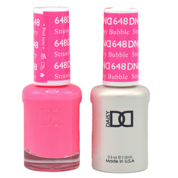 DND - Gel & Lacquer # 648 Strawberry Bubble