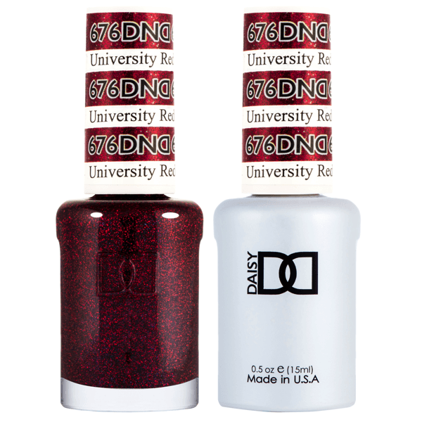 DND - Gel & Lacquer # 676 University Red