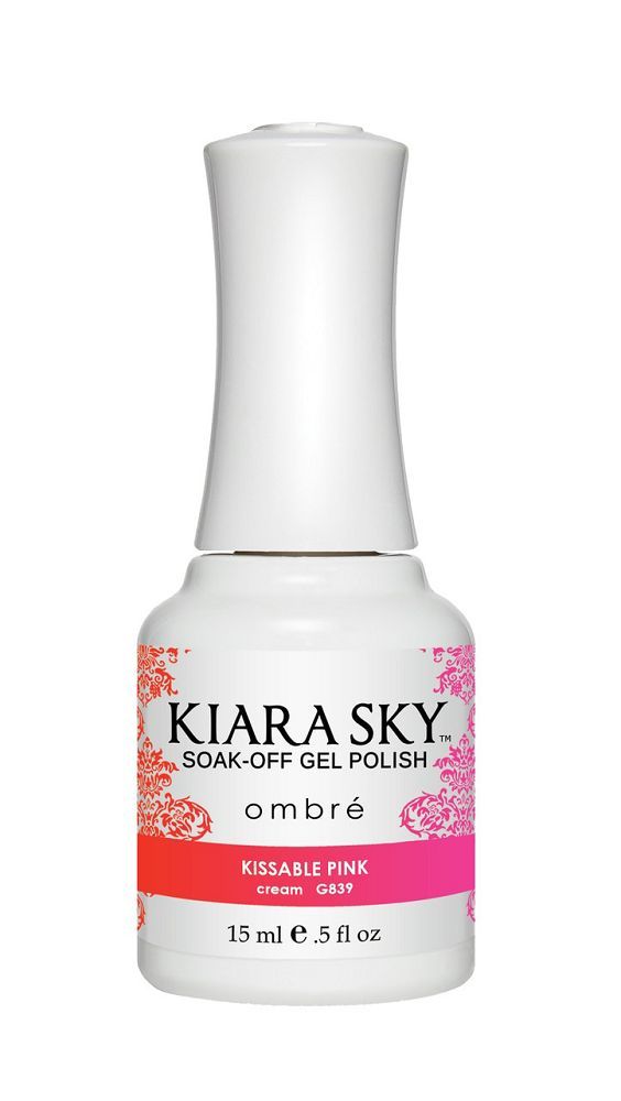 Kiara Sky Gel Polish - G839 Kissable Pink Attribute Kissable Pin Size 0.5 oz