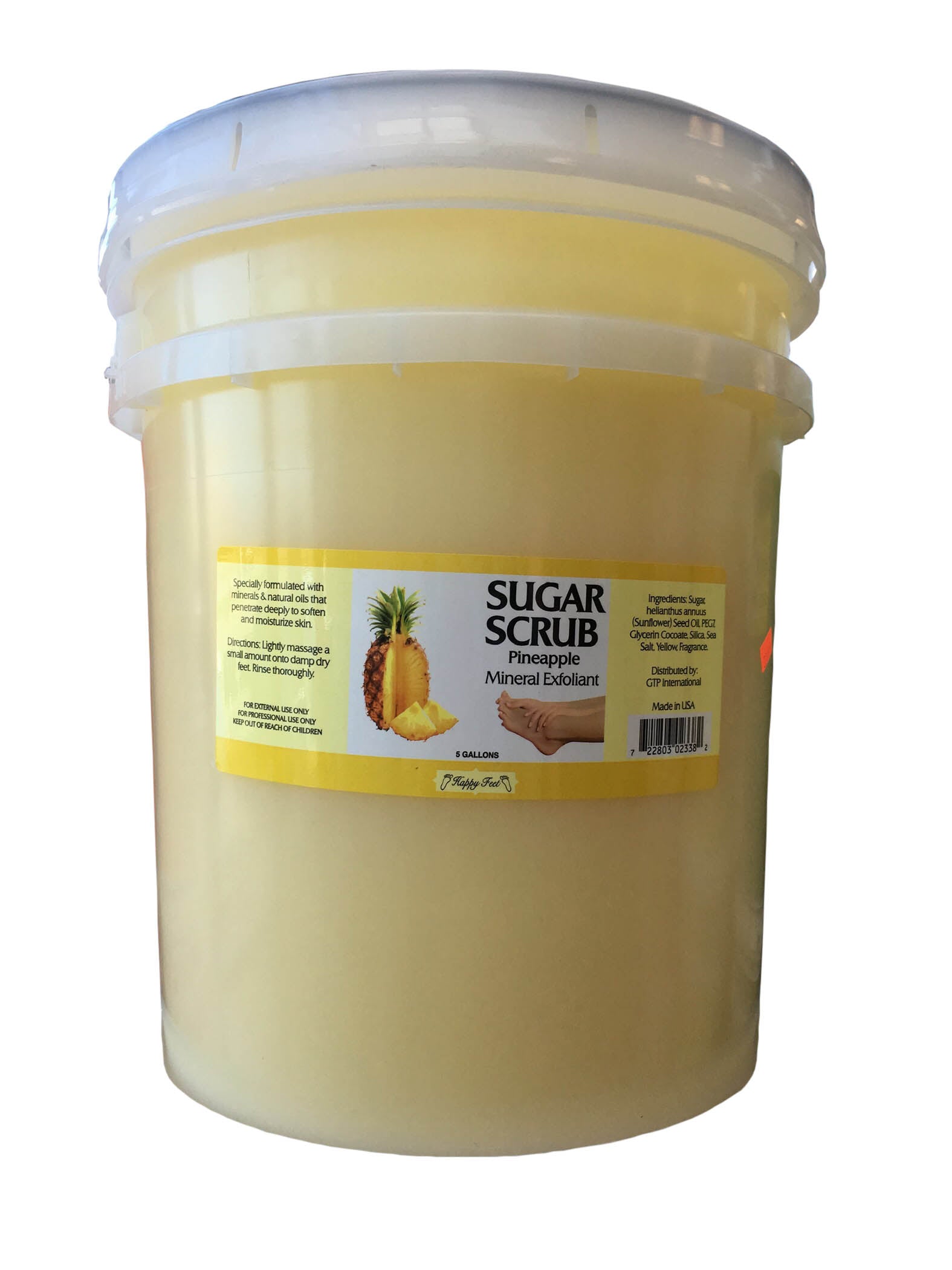 Happy Feet Sugar Scrub Bucket - Pineapple