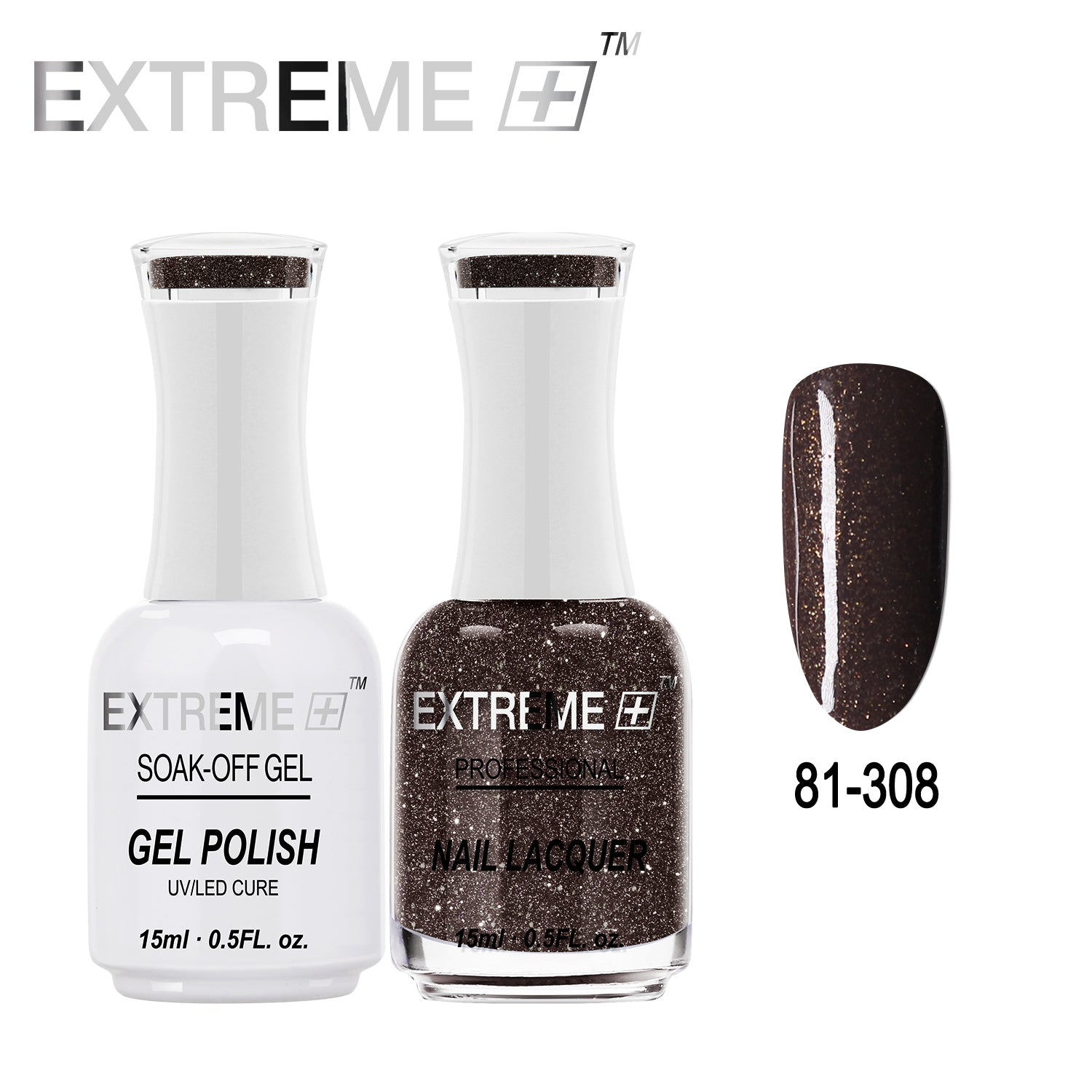 EXTREME+ All-in-One Gel Polish and Nail Lacquer Matching Duo #G081