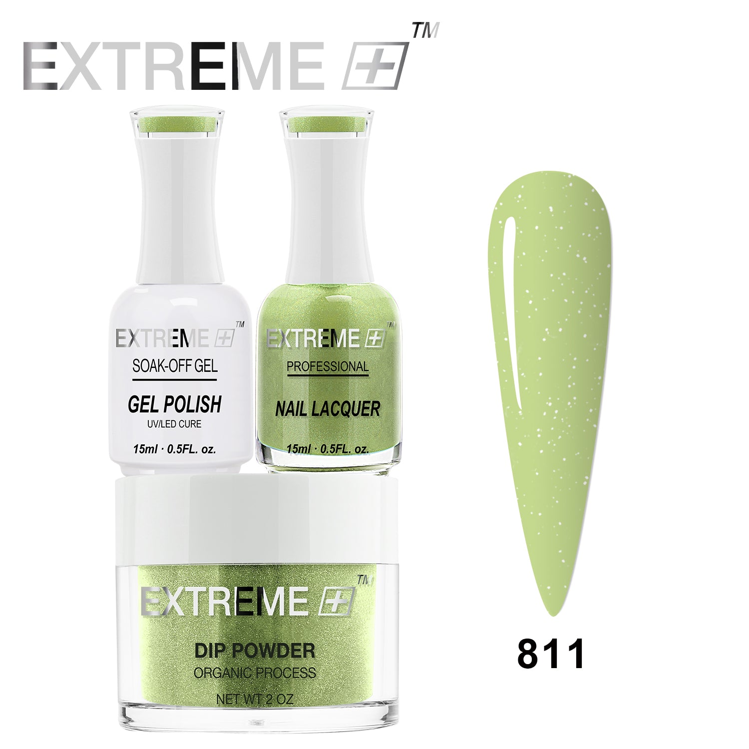 EXTREME+ 3 in 1 Combo Set - Gel, Lacquer, & Dip - #811