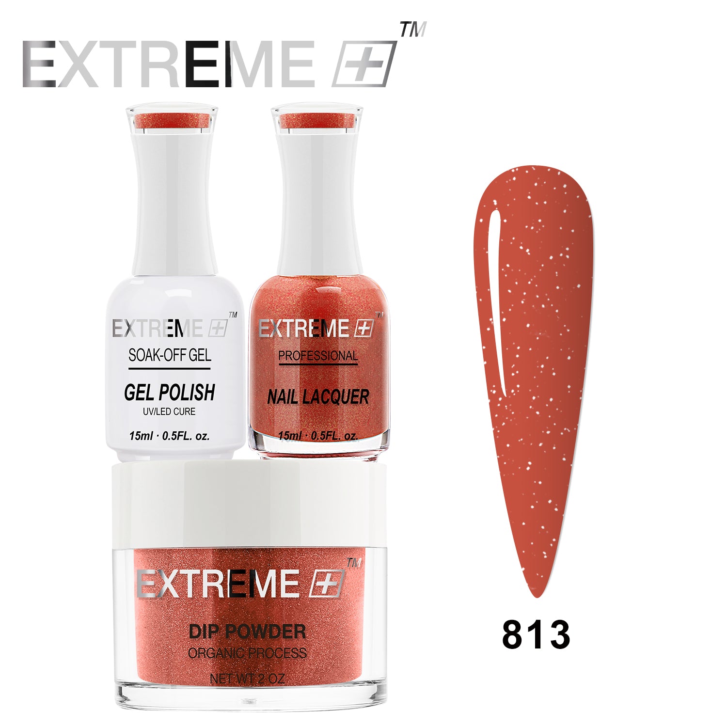 EXTREME+ 3 in 1 Combo Set - Gel, Lacquer, & Dip - #813