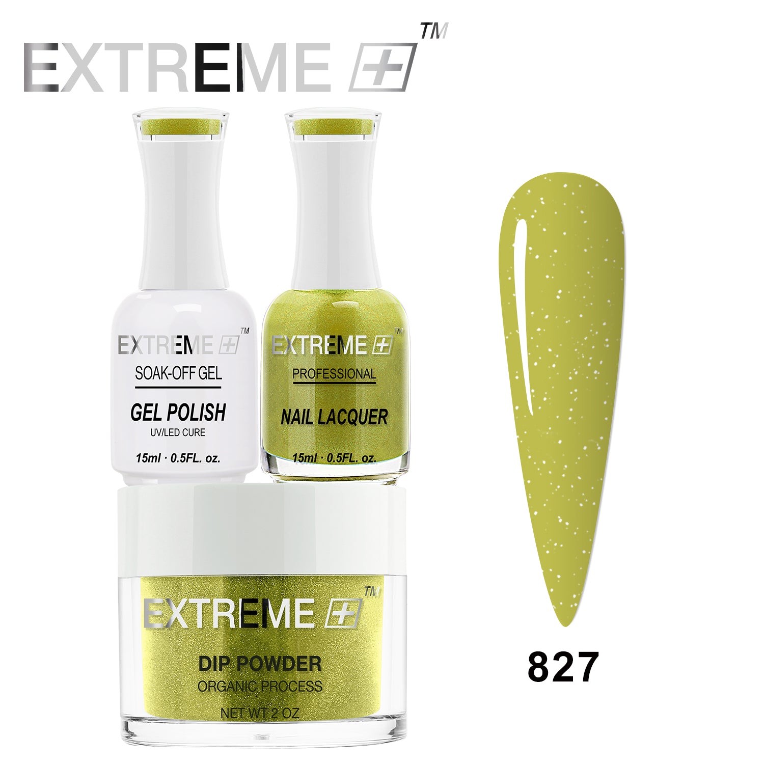 EXTREME+ 3 in 1 Combo Set - Gel, Lacquer, & Dip - #827