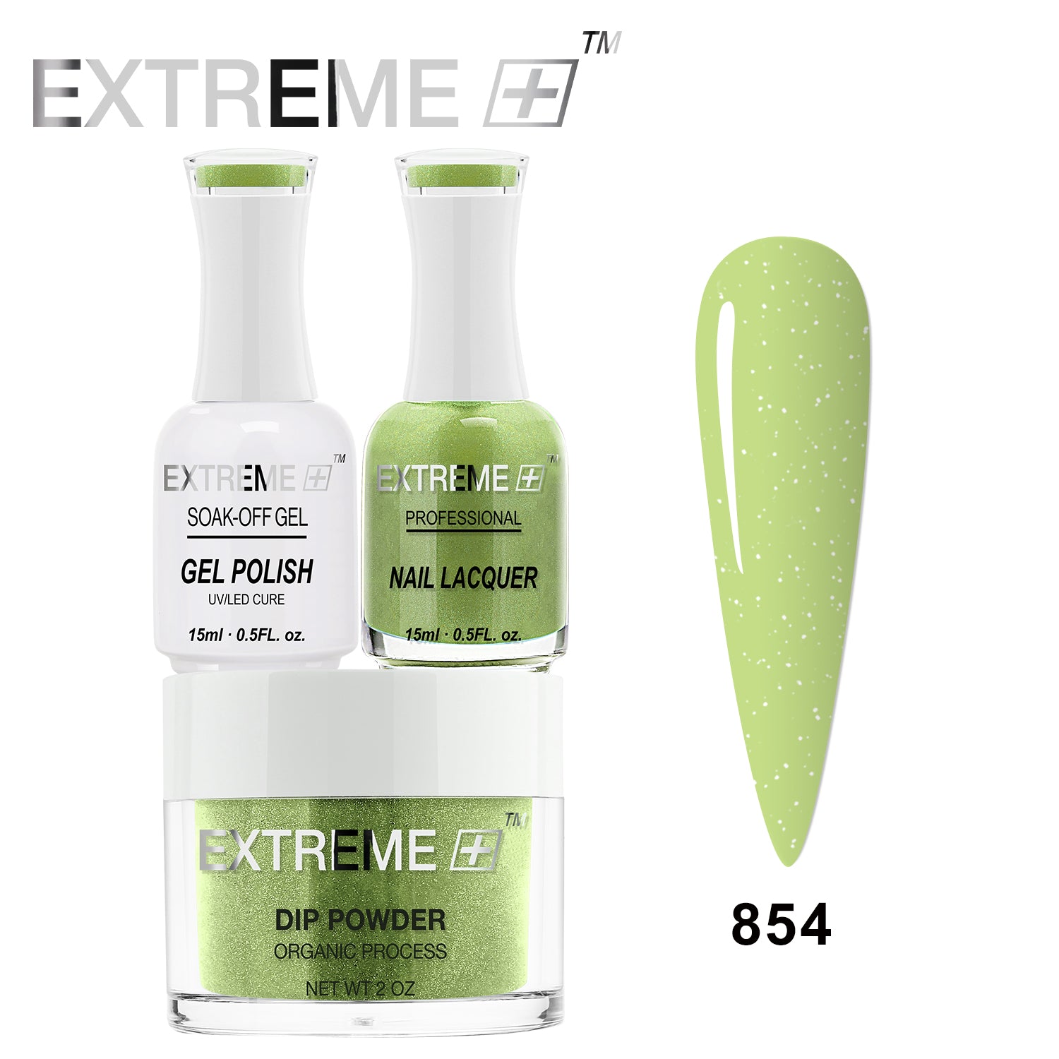 EXTREME+ 3 in 1 Combo Set - Gel, Lacquer, & Dip - #854