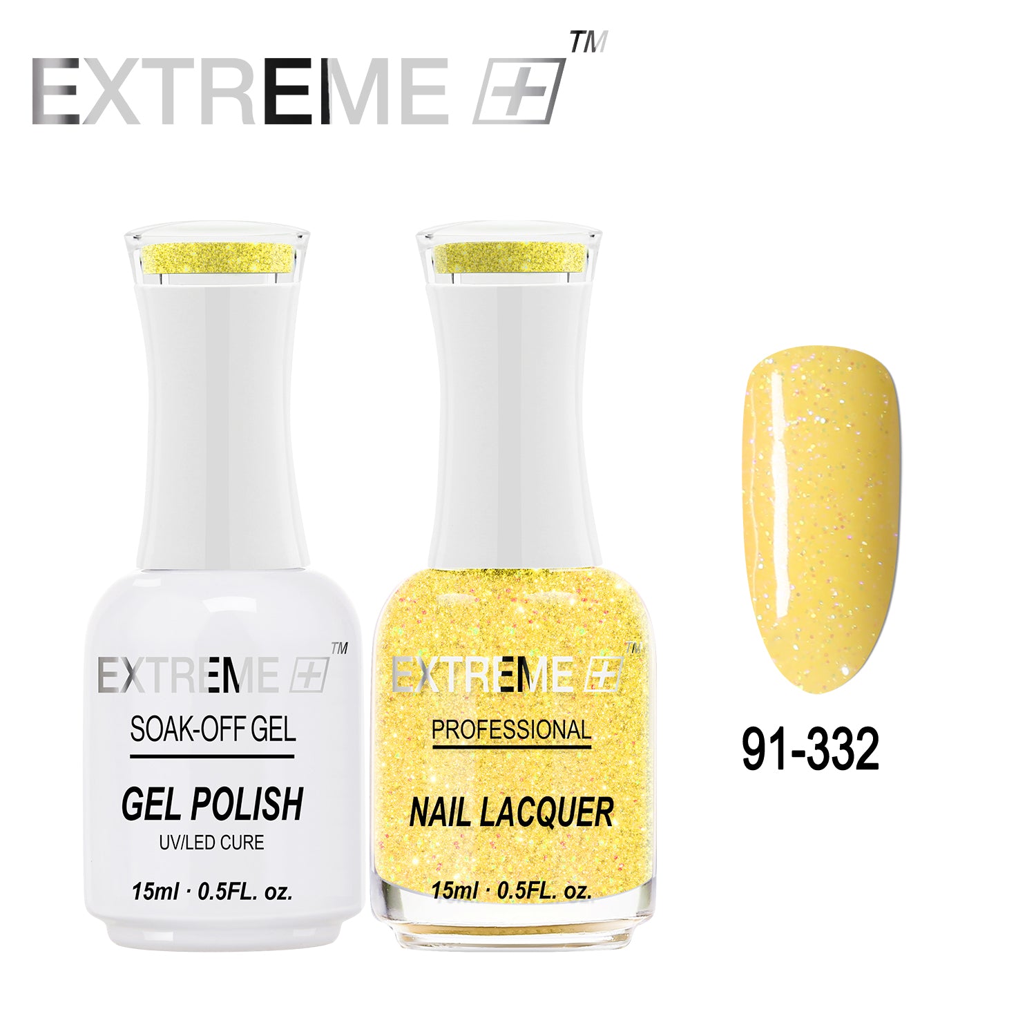 EXTREME+ All-in-One Gel Polish and Nail Lacquer Matching Duo #G091