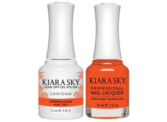 Kiara Sky All-In-One GEL + MATCHING LACQUER (DUO) - 5091 VUI LÒNG CHÚ Ý