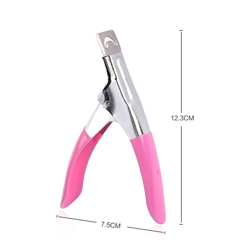 Manicure Tips Cutter Nail Scissors Acrylic False Nail Clipper Nail Art U Edge