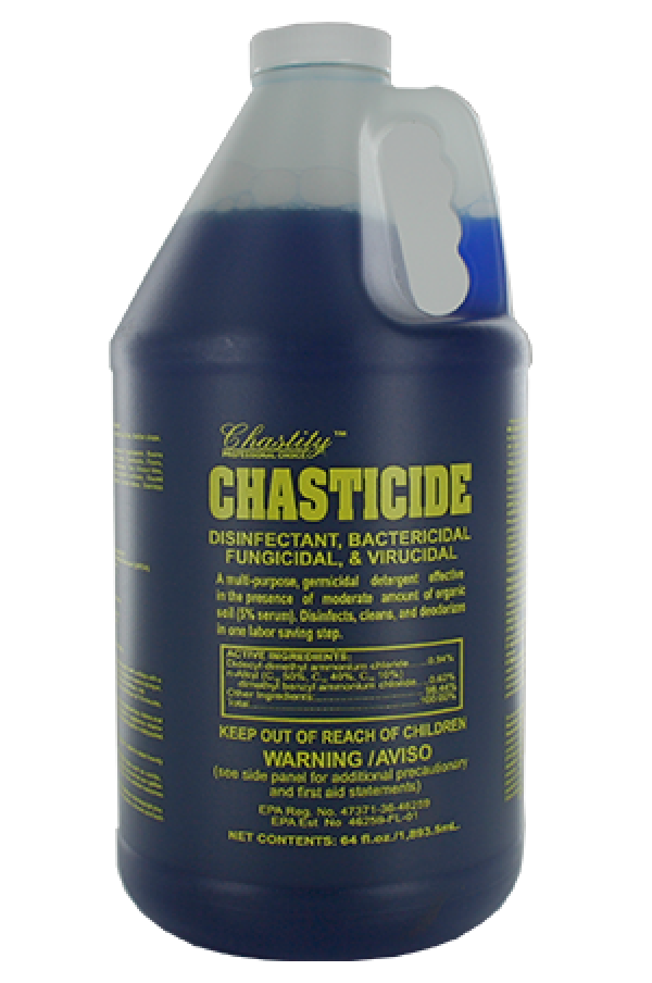 Chasticide DISINFECTANT, BACTERICIDAL FUNGICIDAL & VIRUCIDAL - 64 oz