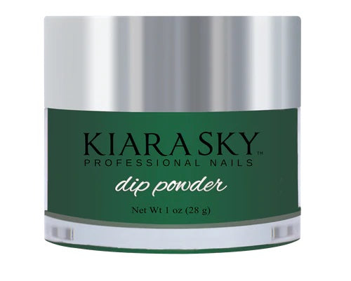 Kiara Sky Glow In Dark Dip Powder - DG115 Teal My Heart