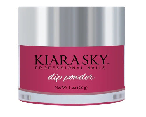 Kiara Sky Glow In Dark Dip Powder - DG131 Bright Fuchsia