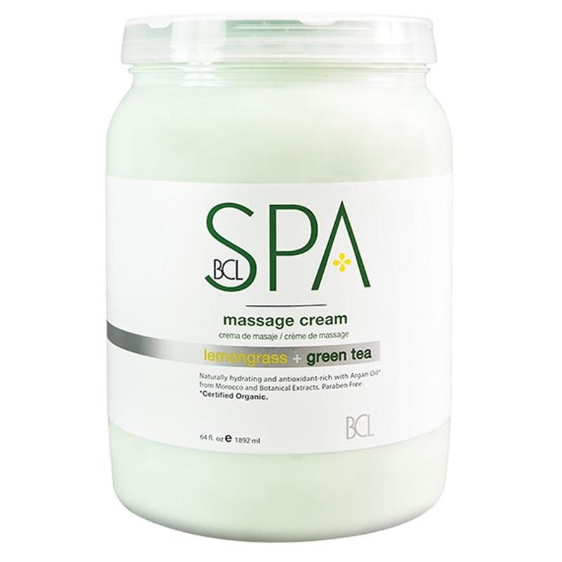 BCL Spa Massage Cream Lemongrass Green Tea (64 oz)