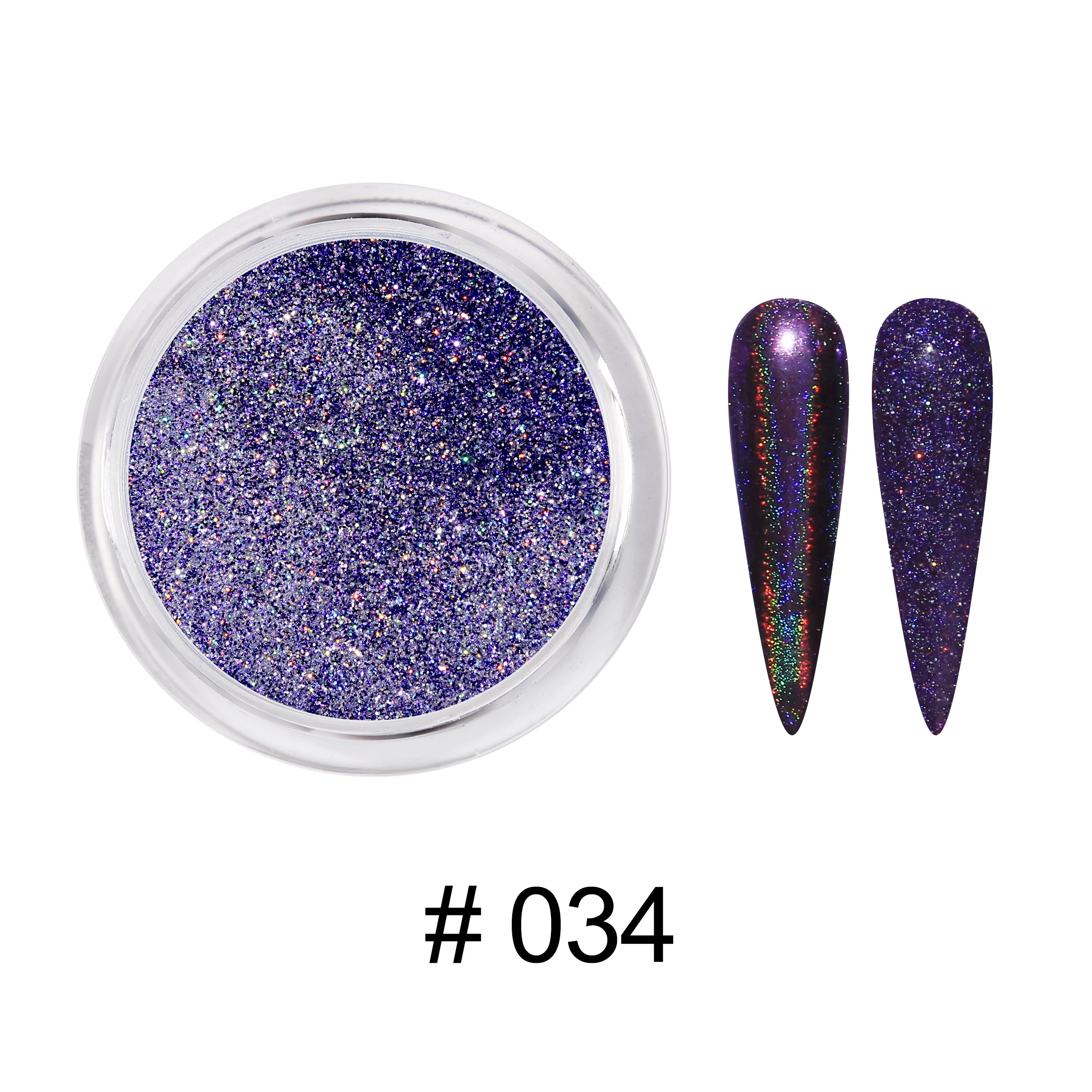 EXTREME+ Holo Chrome Dip Powder - #034