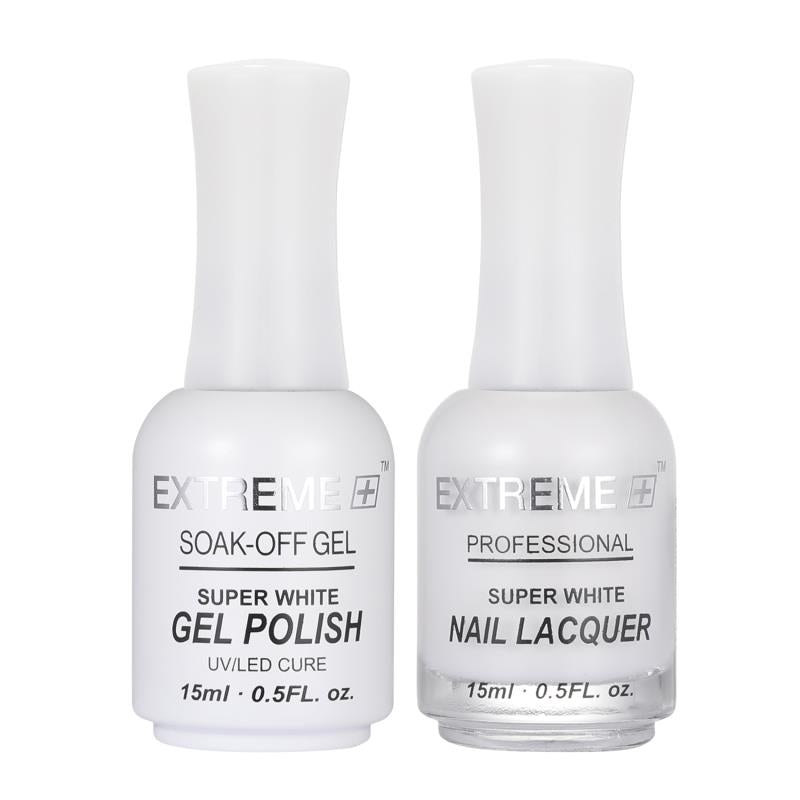 EXTREME+ Gel Matching Lacquer (Duo) - Super White