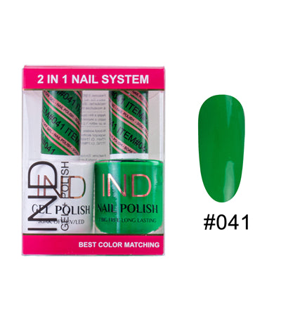 IND Nail Polish Gel & Matching Lacquer Set - #41