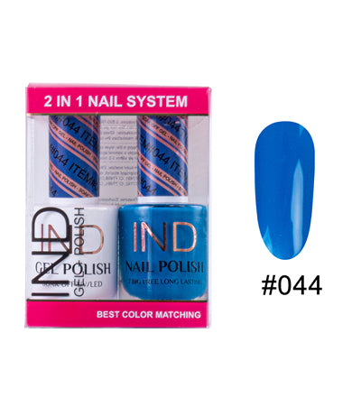 IND Nail Polish Gel & Matching Lacquer Set - #44