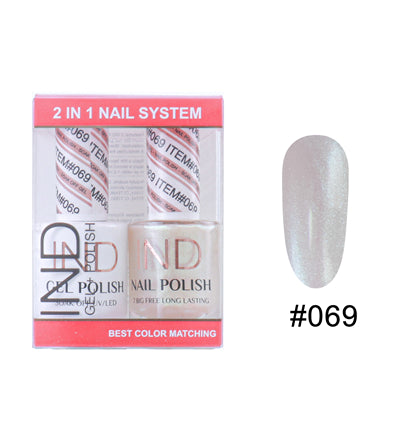 IND Nail Polish Gel & Matching Lacquer Set - #69