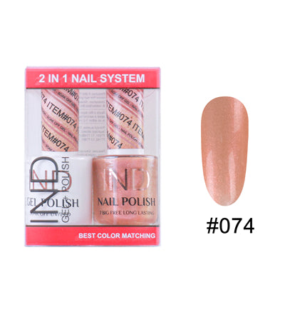 IND Nail Polish Gel & Matching Lacquer Set - #74