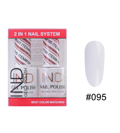 IND Nail Polish Gel & Matching Lacquer Set - #95