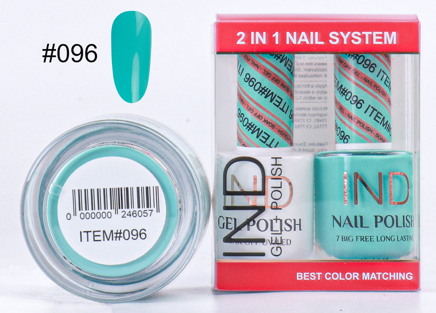 Combo IND 3 TRONG 1 Gel + Sơn mài + Phấn phủ - #96