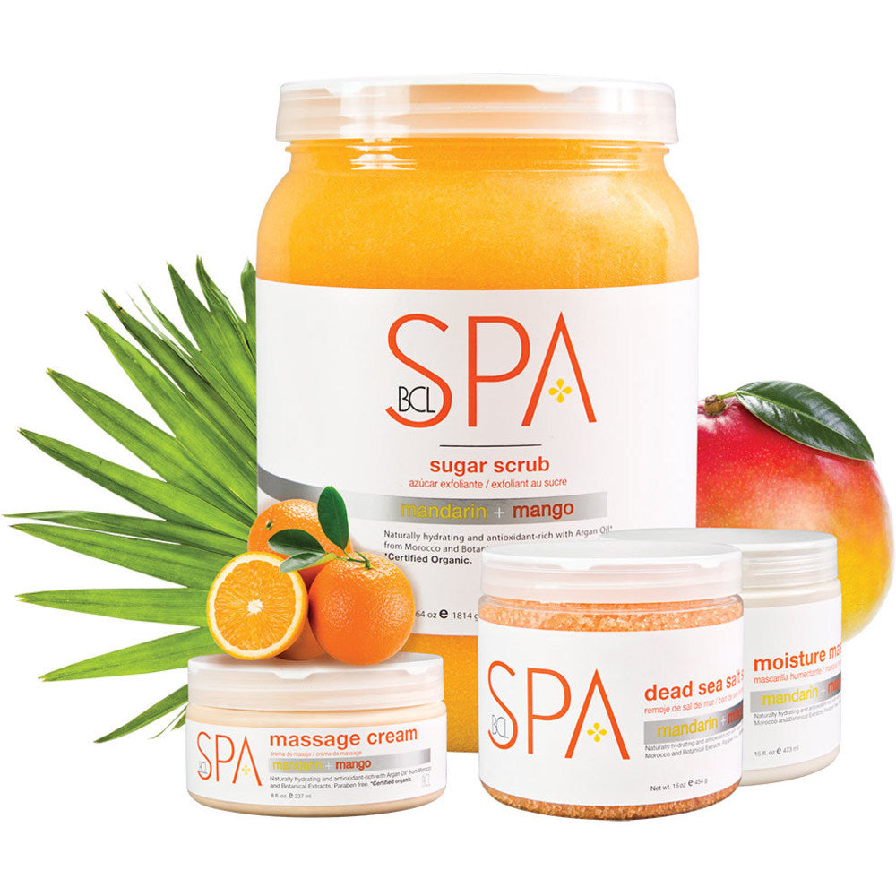 BCL Spa Sugar Scrub Mandarin & Mango 64oz