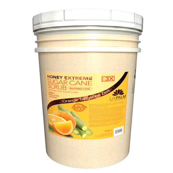 La Palm Honey Extreme Sugar Scrub Bucket - Orange Tangerine Zest