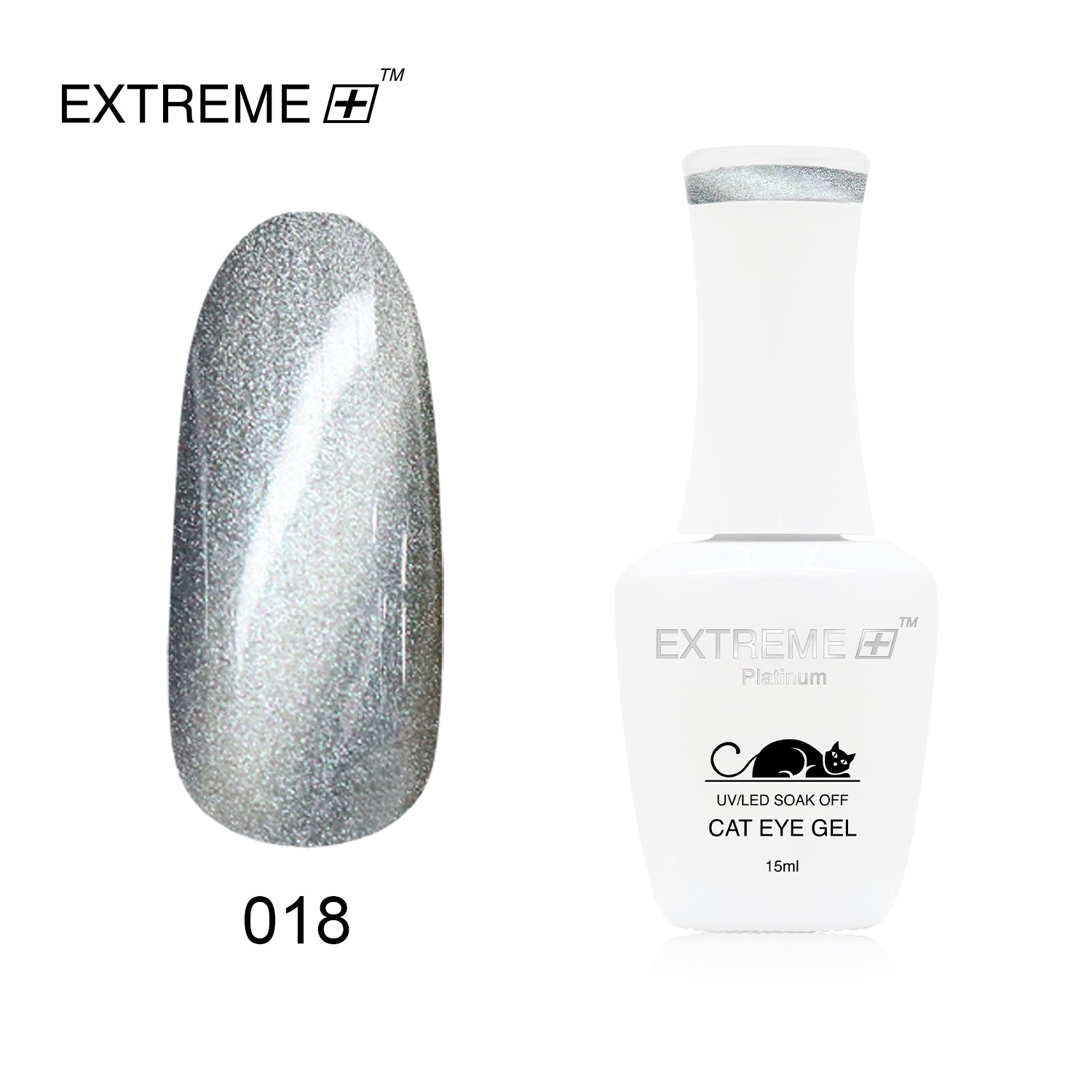 EXTREME+ Platinum CAT EYE Gel # 018