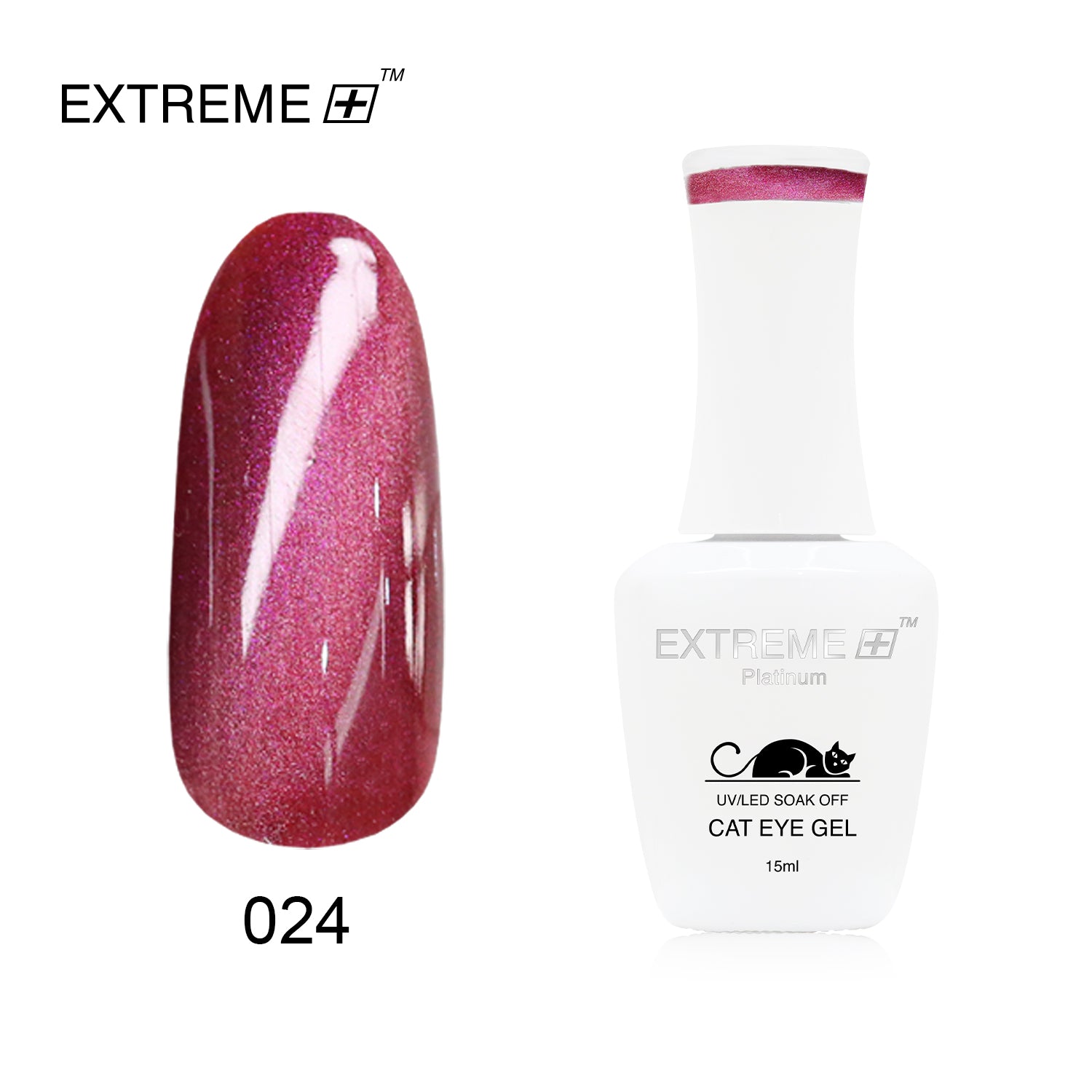 EXTREME+ Platinum CAT EYE Gel # 024