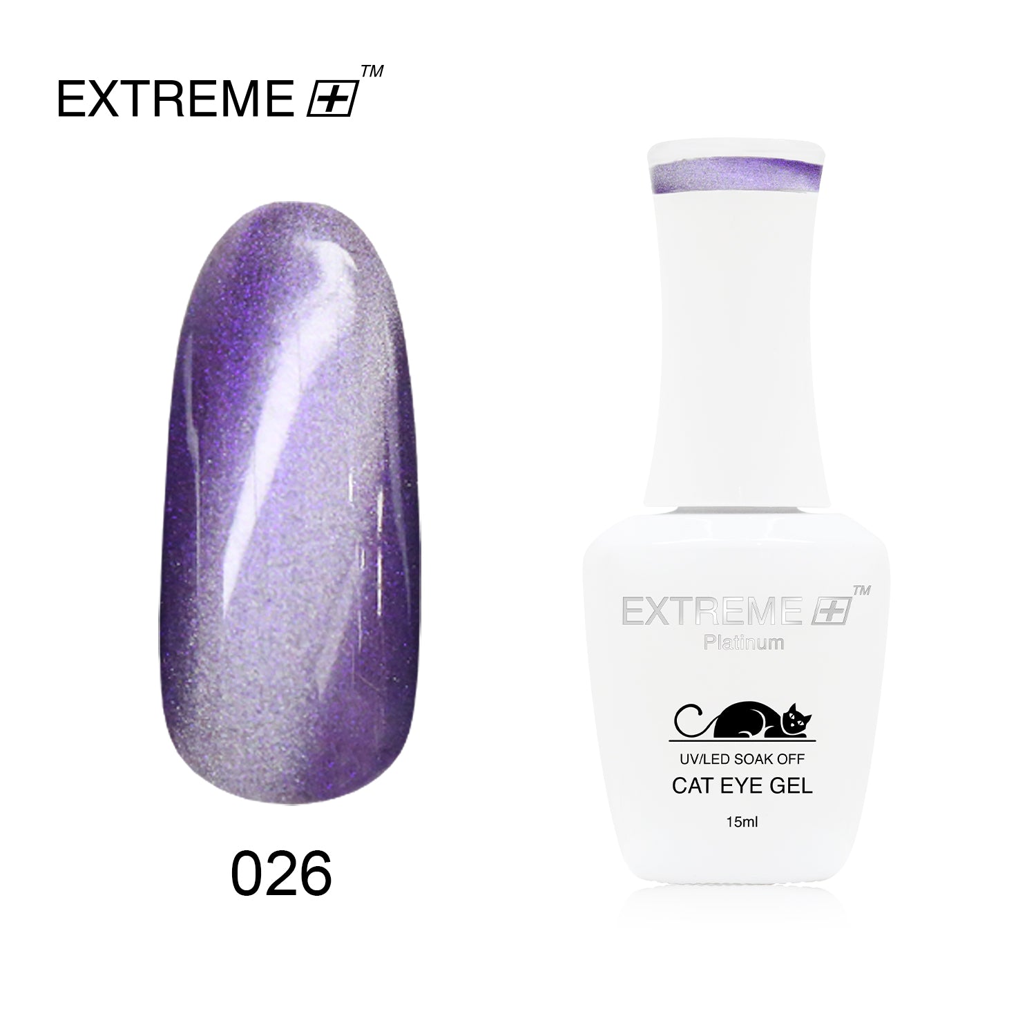 EXTREME+ Platinum CAT EYE Gel # 026