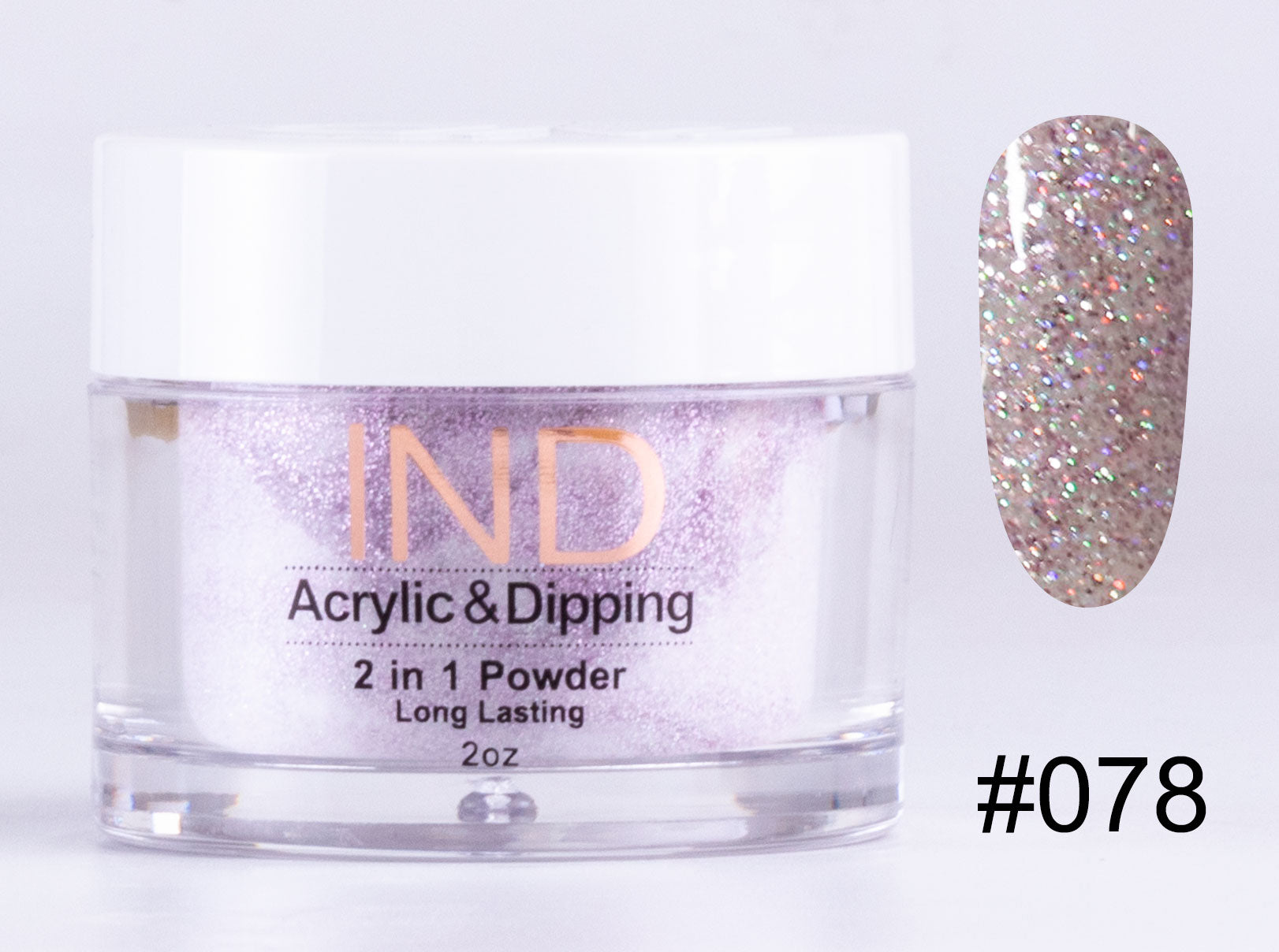 IND 2 In 1 Dip Acrylic Powder 2 Ounces - #78