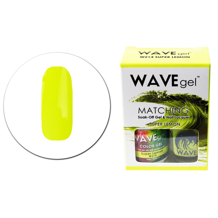 Wavegel Matching (#214) W214 Super Lemon 0.5 oz