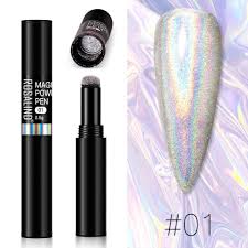 EXTREME+ Air Cushion Holographic Magic Powder Pen - Silver LS001S