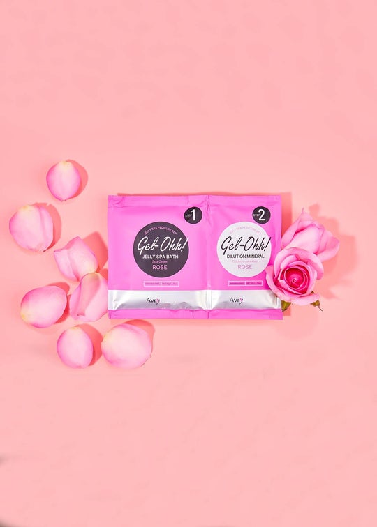 Avry Beauty Gel-Ohh Jelly Spa Bath - Rose