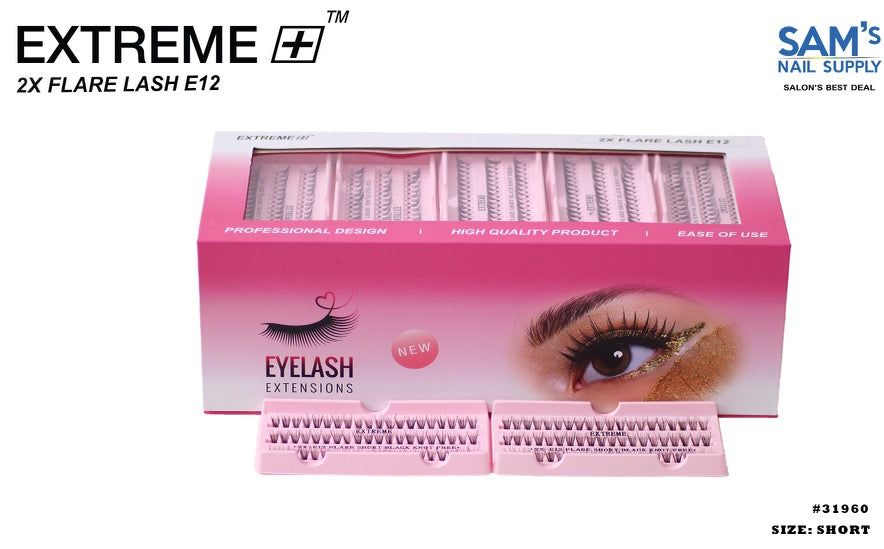 Extreme 2X Flare Lash E12 Short - Box